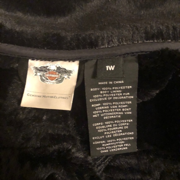 Harley Davidson Womens Fur lined warm Jacket - Picture 4 of 5